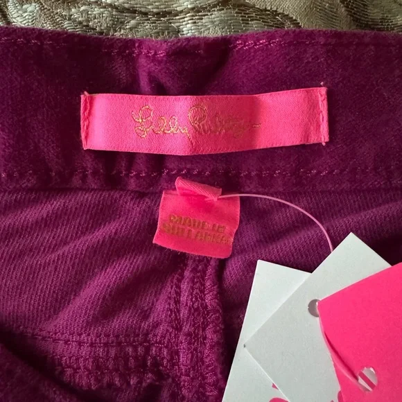 Brand new with tags Lilly Pulitzer velvet skinny pants - Picture 2 of 6
